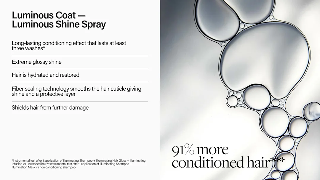 Claims_-_Luminous_Coat_Luminous_Shine_Spray_1920x1080-_Desktop Luminous Coat Shine Spray 150 ml